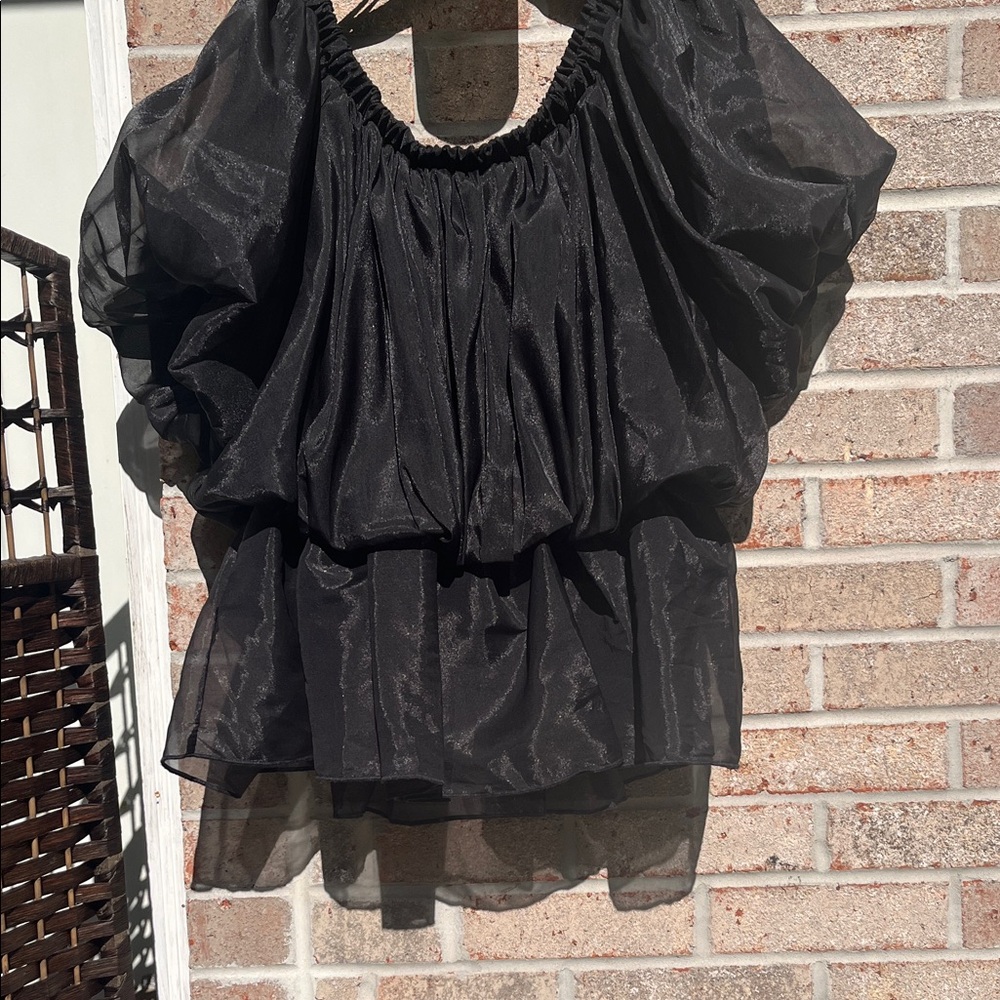 Elegant Black Women's Top